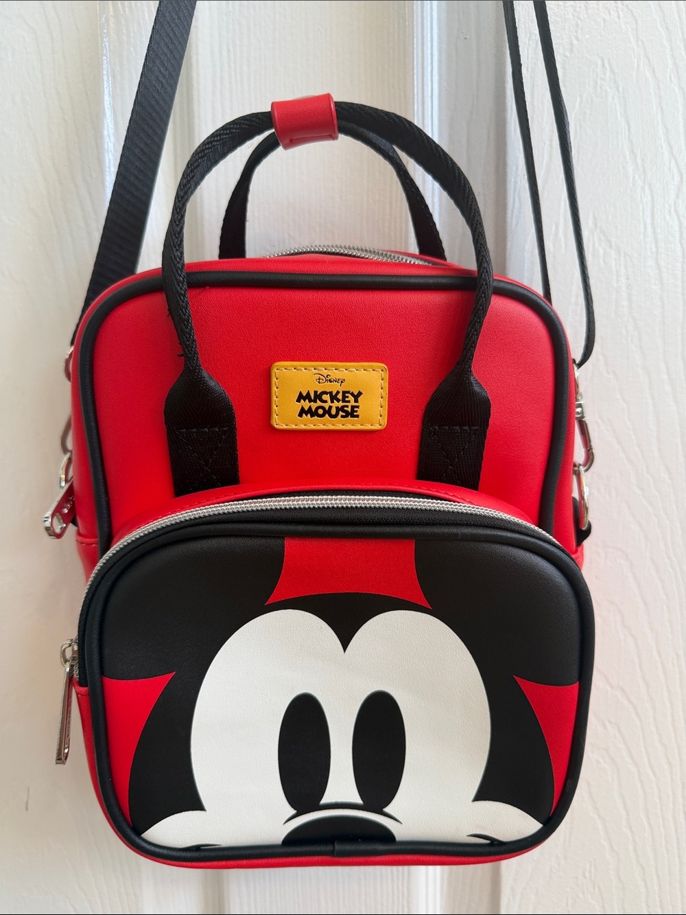 Mickey Mouse Red & Black Mini Crossbody Bag